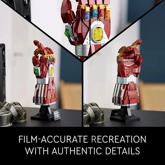 Marvel Nano Gauntlet Multicolor Iron Man Plastic Building Set for Adults - Red - Picture 4 of 6